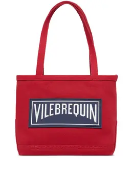 Vilebrequin logo-appliquéd cotton beach bag 23698192