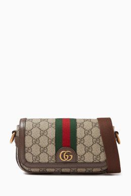 Gucci Mini Ophidia Shoulder Bag in GG Supreme Canvas 217213810_179