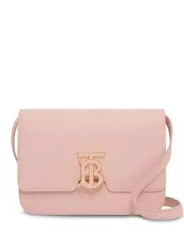 Burberry TB logo-plaque calf leather shoulder bag 19319008