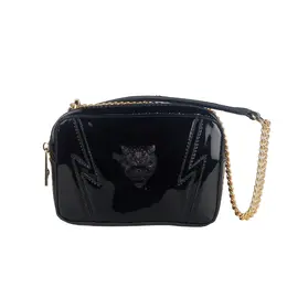 Plein Sport Elegant Black Chain Strap Shoulder Bag plsp-11025