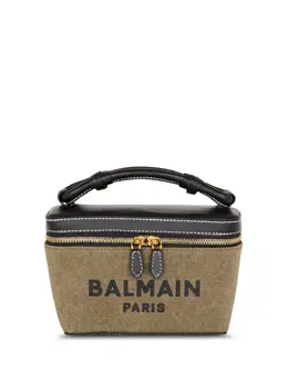 Balmain B-Army panelled makeup bag 23828152