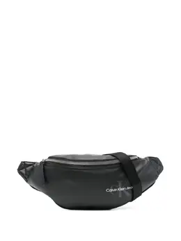 Calvin Klein logo-print faux-leather belt bag 23879544