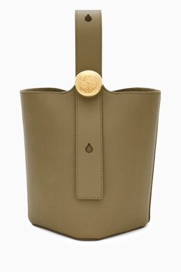 Loewe Mini Pebble Bucket Bag in Mellow Calfskin 217234786_192