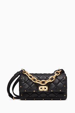 Valentino Garavani Rockstud Spike bag in Nappa 217276618_13