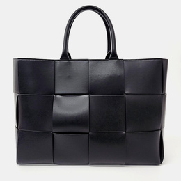Bottega Veneta Black Leather Medium Arco Tote Bag 985833