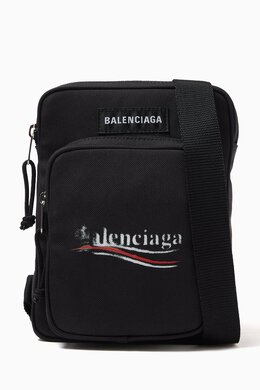 Balenciaga Explorer Crossbody Messenger Bag in Recycled Nylon 217392429_13