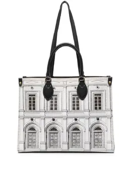 Louis Vuitton x Fornasetti 2021 OnTheGo Architettura MM tote bag 23025948