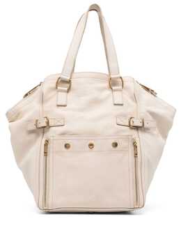 Saint Laurent 2000s Downtown leather toe bag 23604645