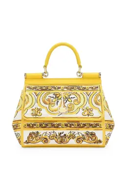 Dolce & Gabbana nedium Sicily leather tote bag 23600272