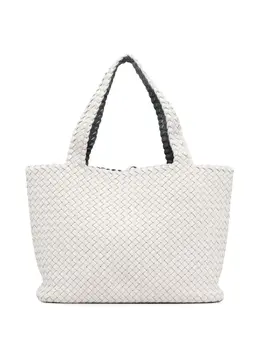 Bottega Veneta 2023 Bicolor Intrecciato tote bag 23963455