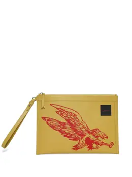 Lanvin eagle print clutch bag 23746988