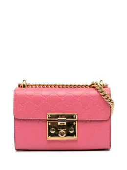 Gucci 2000-2015 Small Guccissima Padlock crossbody bag 24039322