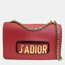 Christian Dior Red Leather Medium J'AChristian Dior Shoulder Bag 987949