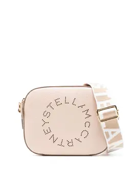 Stella McCartney logo-perforated faux-leather mini bag 23310384