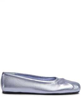 Marni Little Bow metallic ballerina shoes 24019176