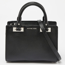 Michael Kors Black Leather Quinn Tote 992861
