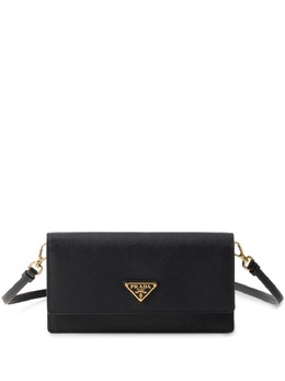 Prada triangle-logo leather mini bag 23960485