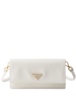 Prada triangle-logo leather mini bag 23961184