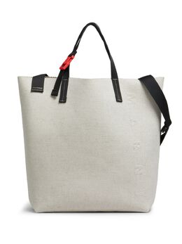 Marni embossed-logo tote bag 24019196