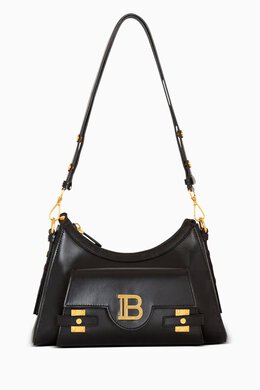 Balmain B-Buzz Hobo Bag in Calf Leather 217346333_2709