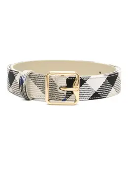 Burberry tartan-patterned leather belt 23953950