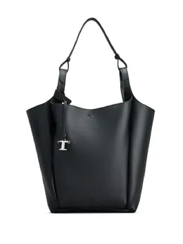 Tod's logo-debossed leather tote bag 23638327