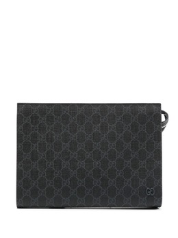 Gucci GG Supreme canvas clutch bag 23987403