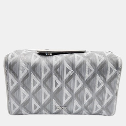 Christian Dior Gray Canvas Ringo Shoulder Bag 973638