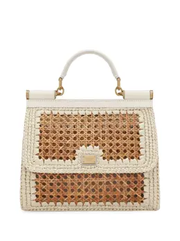 Dolce & Gabbana large Sicily cotton-blend bag 23602008