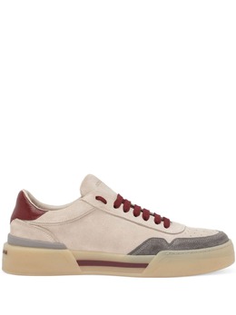 Dolce & Gabbana New Roma panelled suede sneakers 23601489