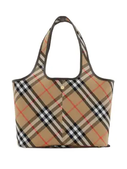 Burberry small check tote bag 24055927