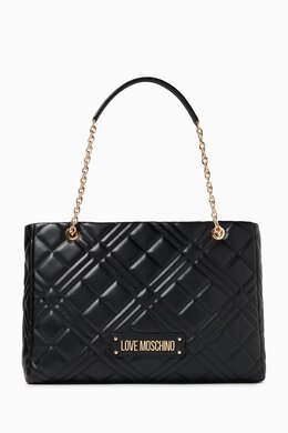 Love Moschino Quilted Tote Bag in Leather 217423427_245