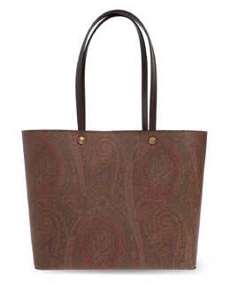 Etro large Paisley jacquard shopper tote bag 24050225