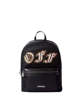 Off-White logo-appliqué backpack 23350031