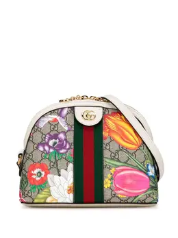 Gucci 2000-2015 Small GG Supreme Flora Ophidia Dome crossbody bag 24192071