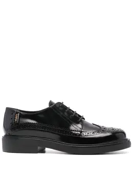 Tod's logo-tag leather brogues 24098168