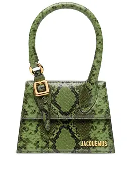Jacquemus Le Chiquito snakeskin-effect mini bag 23761478