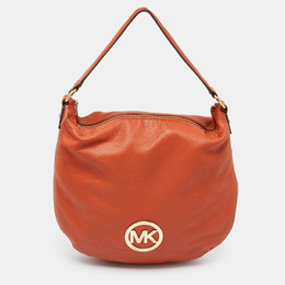 Michael Kors Orange Leather Hobo 998840