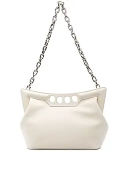 Alexander McQueen The Peak curved mini bag 19351656