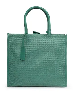 Sarah Chofakian Tresse woven leather tote bag 24103262