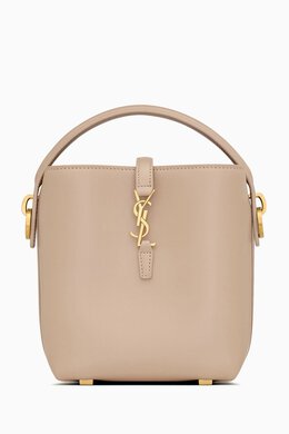 Saint Laurent Mini Le 37 Bucket Bag in Shiny Leather 217457289_179