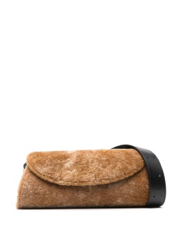 Jil Sander small Cannolo shearling shoulder bag 23823681