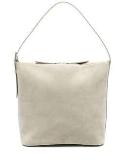 A.P.C. zip-fastening suede shoulder bag 24147233