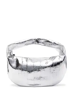 Khaite Olivia metallic leather tote bag 24194416