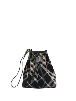 Burberry check drawstring pouch 24224525