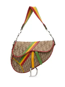 Christian Dior 2004 Diorissimo Rasta Saddle shoulder bag 24287936