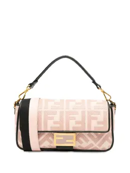 Fendi 2012-2023 Zucca Embroidered Baguette satchel 24316684