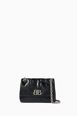 Balenciaga Mini Monaco Quilted Bag in Arena Calfskin Leather 217358981_13