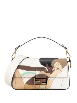 Fendi 2010-2023 Bikini Girls Zucca Baguette satchel 24317657
