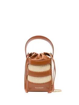 Alexander McQueen mini Rise bucket bag 24193810